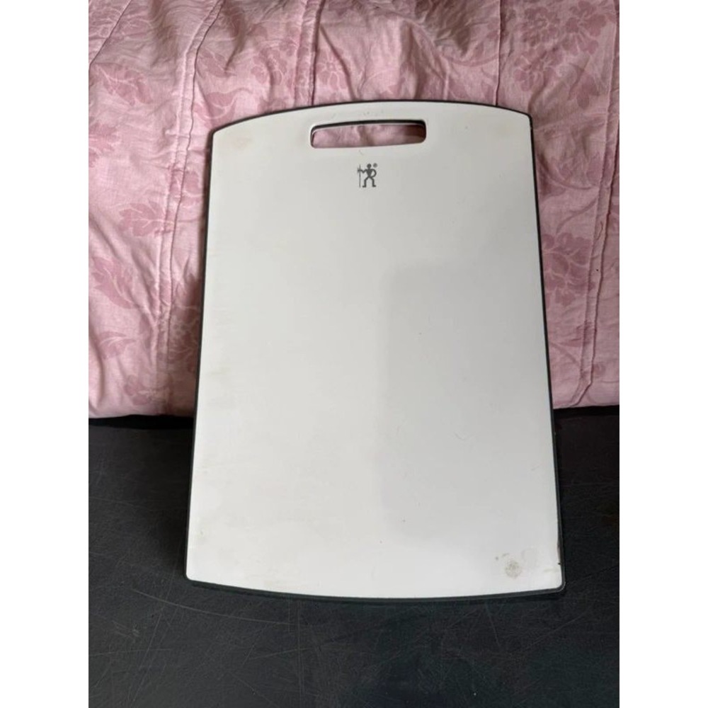 J.A. Henckels Non-Slip Poly Cutting Board White Grey 15x11